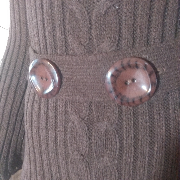 BCBGMaxAzria Chocolate Brown Sweater Dress - Picture 5 of 7